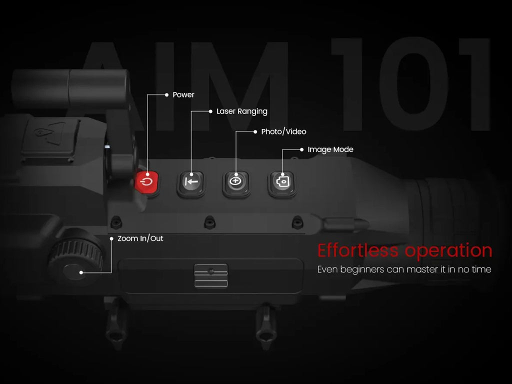 AIM101 Fusion Scope 640×512Thermal + NightVision + 1200LRF